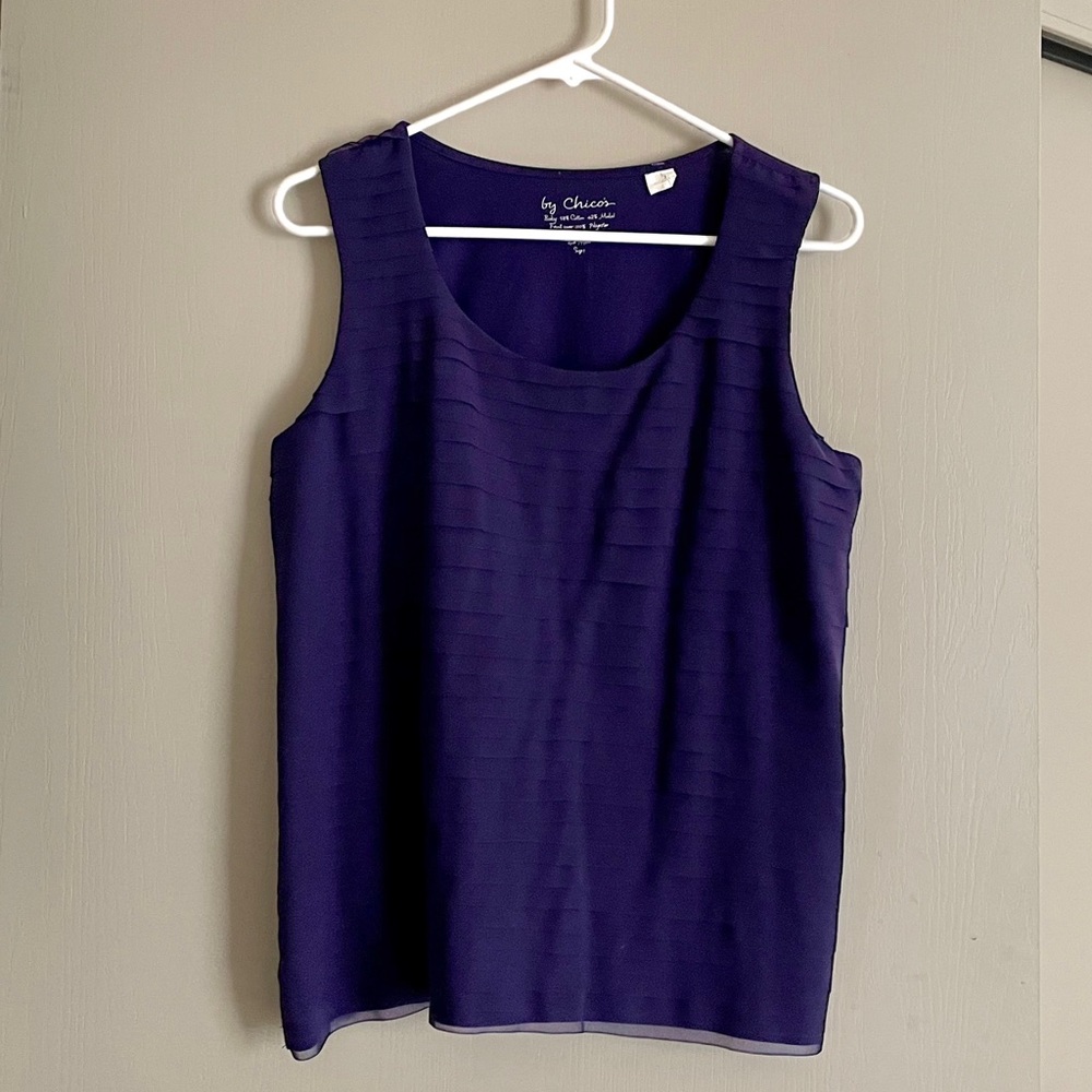 Chico’s, Layered Sleeveless Tank